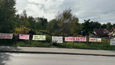 „Pato w urzędzie, pato wszędzie!” - Protest przeciwko patodeweloperce w Starej Miłośnie