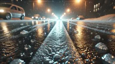 Zdjęcie do artykułu Uwaga! Ostrzeżenie meteorologiczne o opadach marznących – 9-10 grudnia 2024