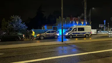 Stłuczka na Trakcie Brzeskim w kierunku Mińska Mazowieckiego