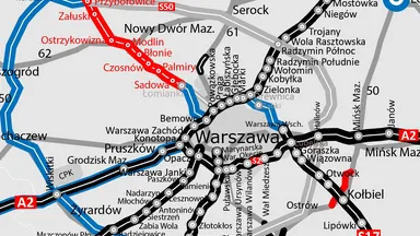 Zdjęcie do artykułu Wschodnia Obwodnica Warszawy: Przełomowa decyzja – część trasy powstanie w tunelu