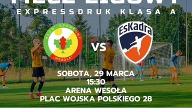 Zdjęcie do artykułu KS Wesoła vs. AP Eskadra – starcie na inaugurację rundy wiosennej!