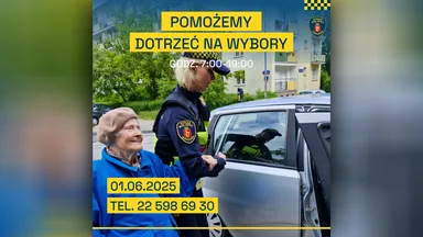 Zdjęcie do artykułu Potrzebujesz transportu do lokalu wyborczego? Straż Miejska pomoże 1 czerwca