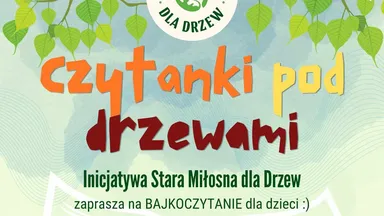 Zdjęcie do artykułu Bajkoczytanie i rodzinne czytanki pod drzewami – kreatywna niedziela z naturą