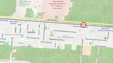 Zmiana organizacji ruchu przy budowie przejazdu tymczasowego przez tory w Wesołej