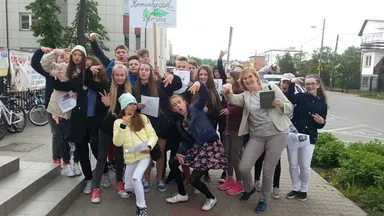 Zdjęcie do artykułu „Entropia słowa….” i kolejny happening w SP 353