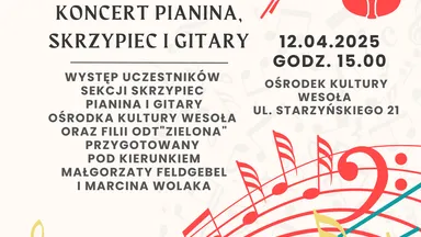 Zdjęcie do artykułu Koncert „Wiosenne brzmienia” w Wesołej