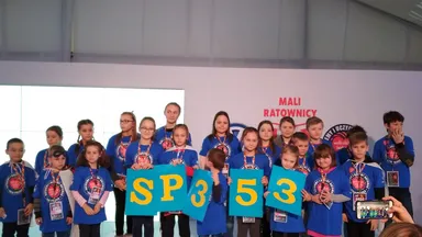 Mali ratownicy ze Szkoły Podstawowej nr 353 po raz 5 na finale WOŚP!