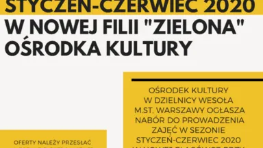 Zdjęcie do artykułu Nabór instruktorów na sezon styczeń-czerwiec 2020 w nowej Filii „Zielona”