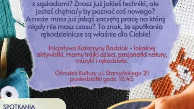 Zdjęcie do artykułu Spotkajmy się i twórzmy! Warsztaty rękodzieła w MAL