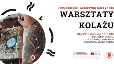 Zdjęcie do artykułu Warsztaty kolażu z Katarzyną Kaczyńską – kreatywne spotkanie inspirowane historią Wesołej
