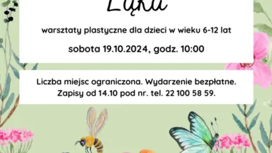 Zdjęcie do artykułu Warsztaty plastyczne dla dzieci: „Łąka” z cyklu Pogodne Rysowanki