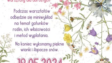 Zdjęcie do artykułu Warsztaty Wyplatania Wianków i Łapaczy Snów dla Dorosłych w Wesołej