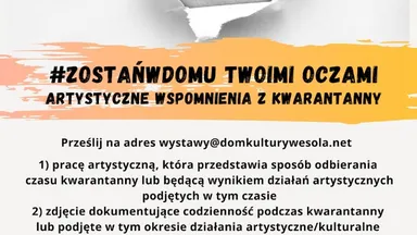 Zdjęcie do artykułu #zostańwdomu Twoimi Oczami
