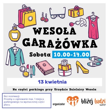 Plakat Wesoła Garażówka Sąsiedzka