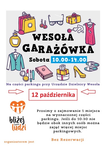Plakat Ostatnia Wesoła Garażówka w tym roku: 12 października!