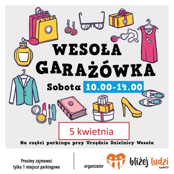 Plakat Wesoła Garażówka powraca 5 kwietnia!