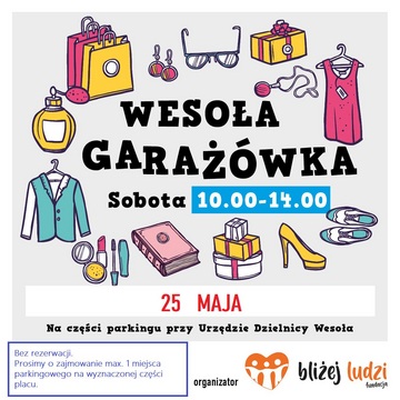 Plakat Wesoła Garażówka Sąsiedzka