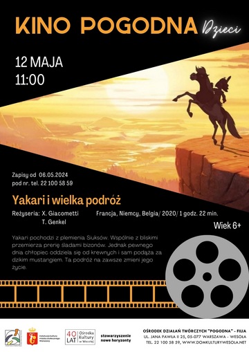 Plakat Kino Pogodna dla dzieci: Odkryjcie magię animacji Yakari