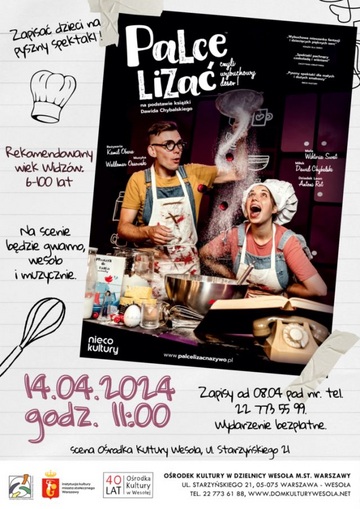 Plakat Rodzinne kulinarne szaleństwo – spektakl w Wesołej!