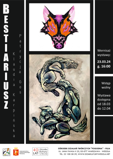Plakat Wernisaż “Bestiariusz” - odkryj fantastyczne obrazy